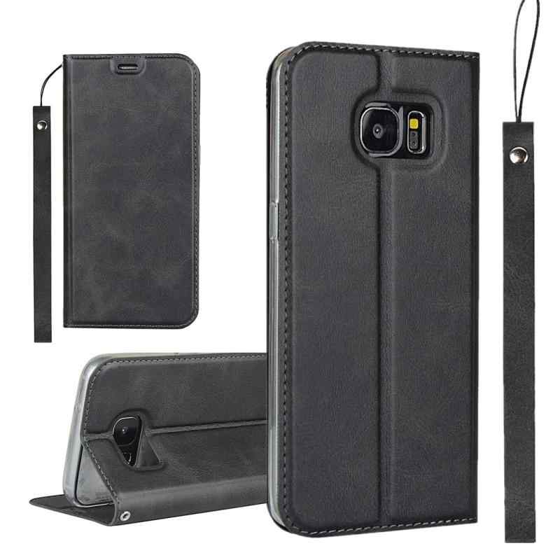 乐天商城 - S7 edge ケース 手帳型 Galaxy S7edge ケース 手帳型 サムスン SC-02H SCV33 カバー ギャラクシー s7 エッジ ケース 手帳型 case 【iCoverCase】 内蔵マグネット 磁気閉鎖 ベルトなし スマホケース カ