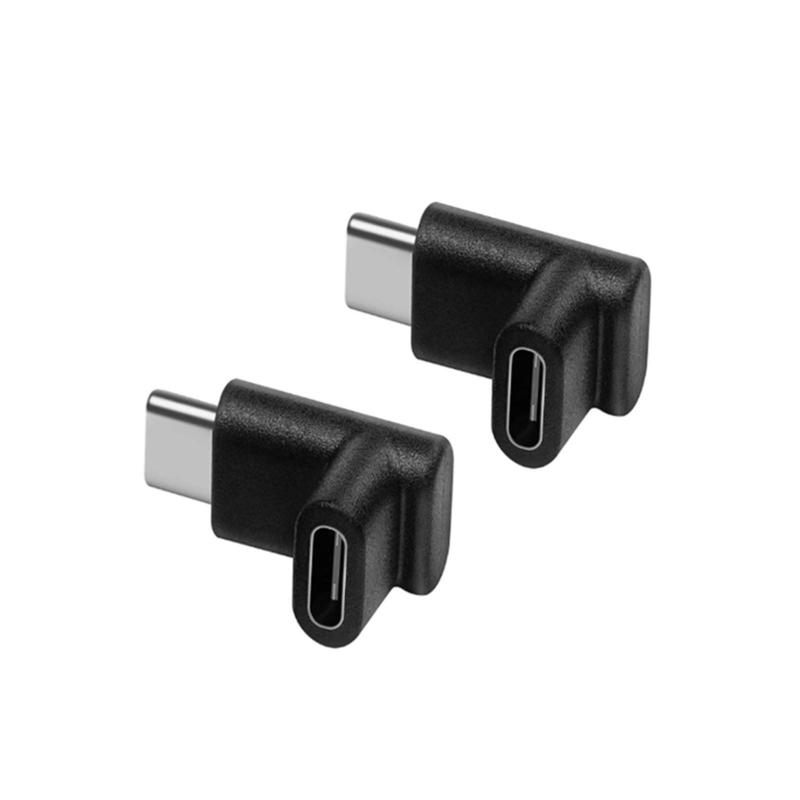 乐天商城 - YFFSFDC USB Type C 変換 90° L字 USB3.1 タイプc 変換アダプタ オス メス USB c コネクター 延長アダプタ 2個セット