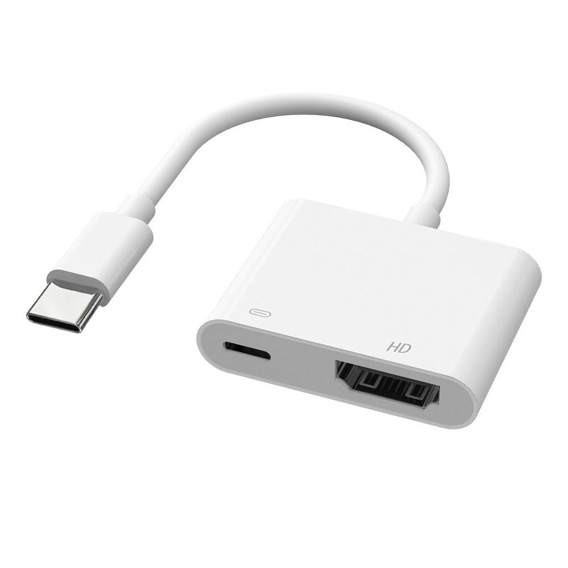 Type-C 変換アダプタ OTGアダプタ スマホ画面をモニターに映す 設定不要 遅延なし 音声同期出力 ミラーリング TV大画面