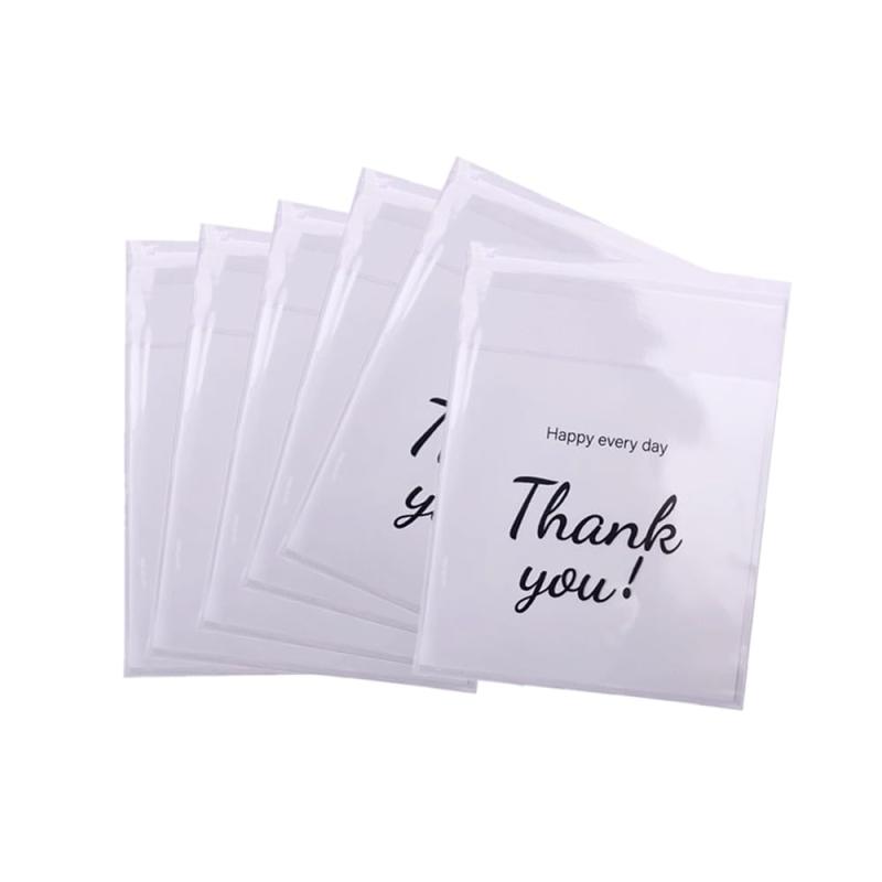 ESJNNK ラッピング袋 100枚 製菓用 レーズンサンド袋 クッキー袋 半透明 OPP袋 セット 小分け袋 パン袋..