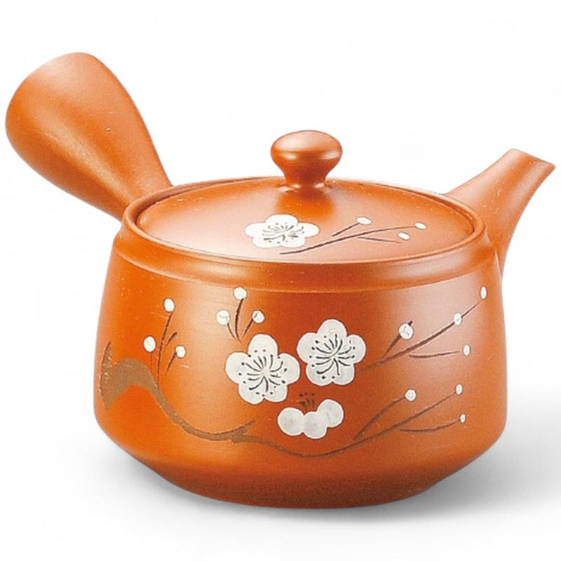 Rakuten - J-kitchens 新茶 ポット 常滑焼 かご網 急須 茶こし 付 390cc 日本製