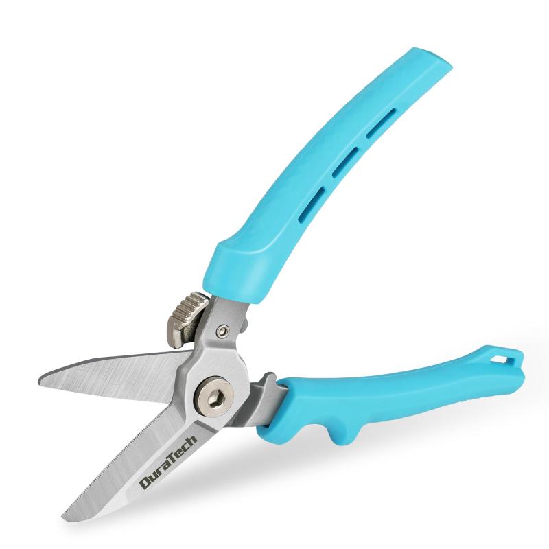 DURATECH 万能ハサミ ステンレス鋼製刃 強力万能はさみ 剪定鋏 多目的切断工具 高硬度 カーペット 金属..