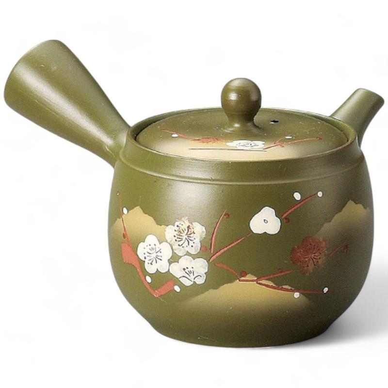 Rakuten - J-kitchens 緑茶 ポット 常滑焼 かご網 急須 茶こし 付 460cc 日本製