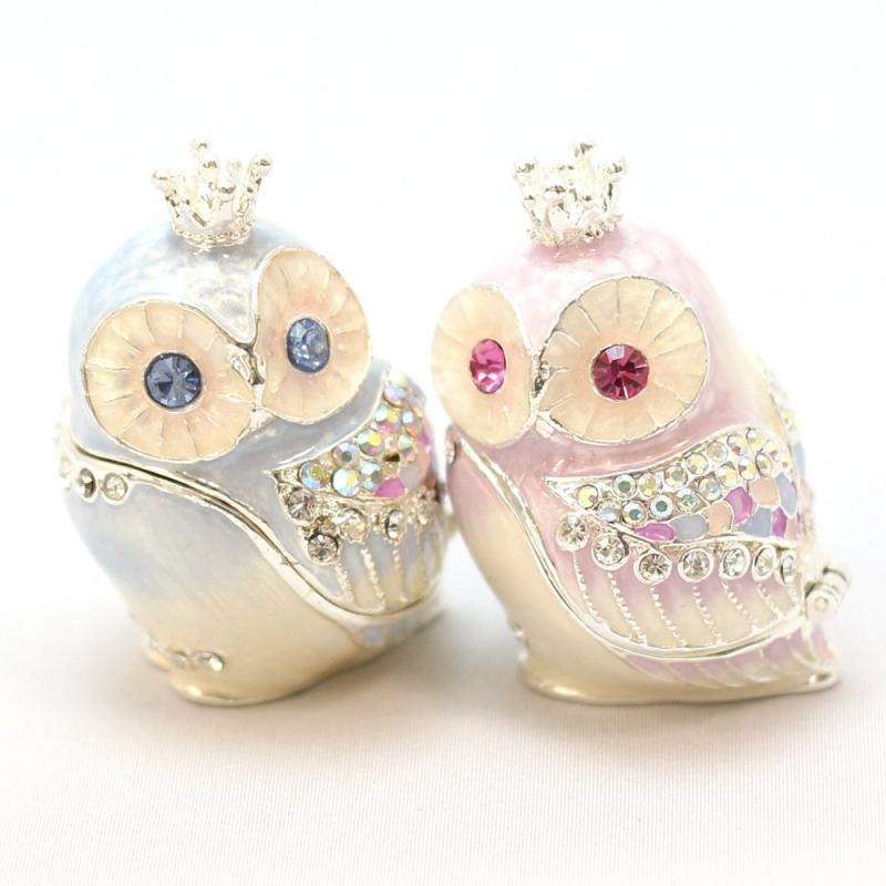 Rakuten - フクロウセットフクロウフェアリーブルー(ex516-1) & フクロウ スノーラベンダー(ex516-3) 【ピィアース直営ショップ】