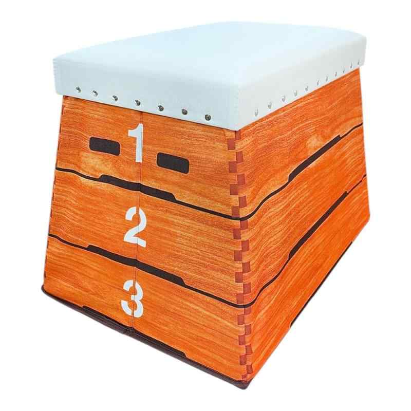 乐天商城 - 跳び箱 収納ボックス 蓋付き 耐荷重70kg おもちゃ箱 インテリア 家具 運動 体育 とび箱