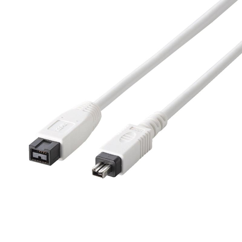 乐天商城 - エレコム IEEE1394b FireWire800ケーブル ホワイト