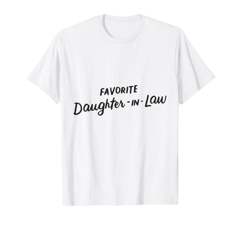 Rakuten - お気に入りの義理の娘さん、面白い目新しい贈り物、家族延長 Tシャツ