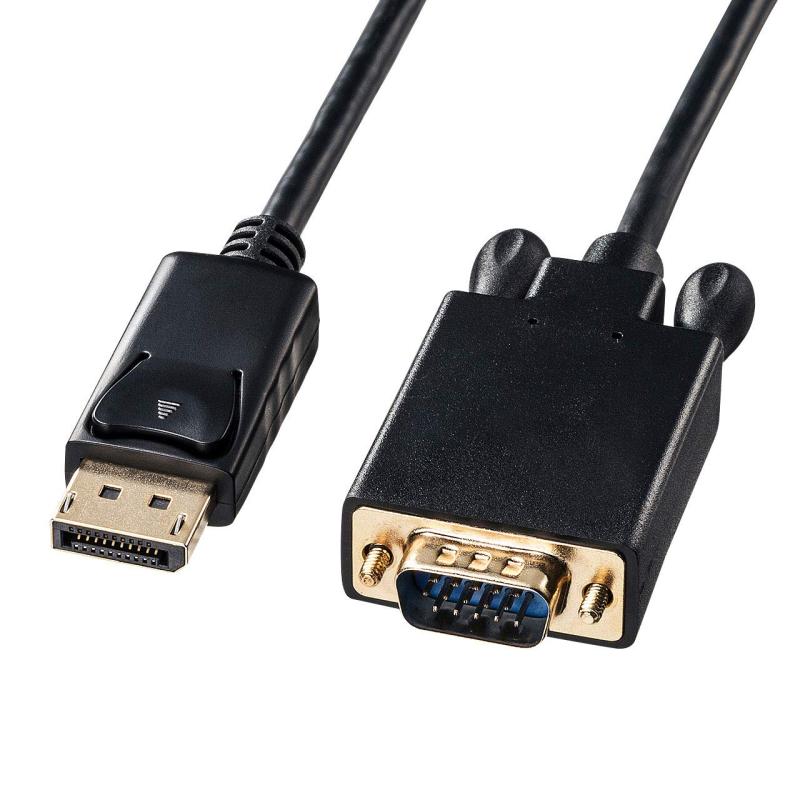 21 inches+ - サンワサプライ DisplayPort-VGA変換ケーブル