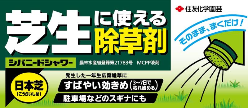 KINCHO園芸 除草剤 シバニードシャワー2L 速効 最大散布20平方メートル スギナ 液体 芝生