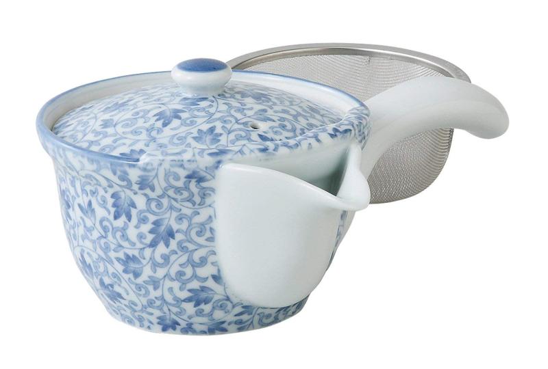 乐天商城 - 有田焼 カゴアミ付マービー 急須