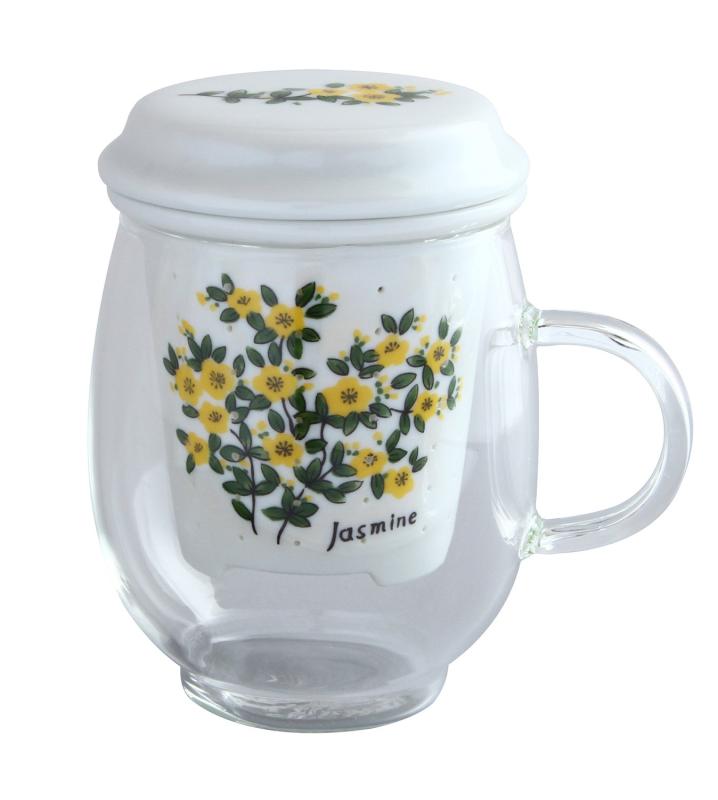 Rakuten - 東洋セラミックス 耐熱ガラスと陶磁器の茶こしマグ