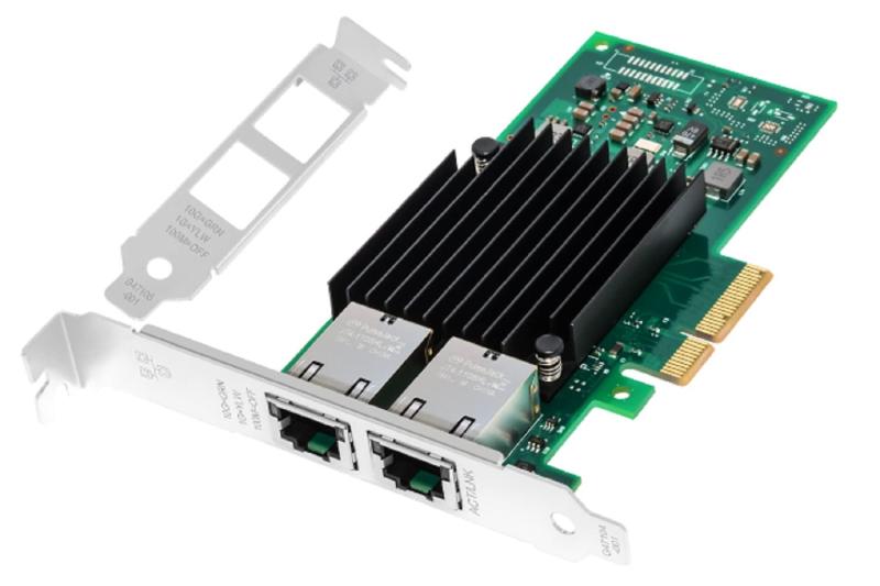 10ギガビットカード PCI-E x4/x8/x16 インテル チップX550-T2対応 デュアルRJ45ポートサーバー LANカード NIC 10GBase-T X550ATネットワーク・アダプター