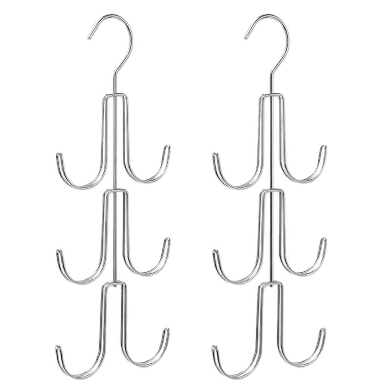 Nicheez バッグハンガー バッグ収納ホルダー 吊り下げフック 2個セット 省スペース