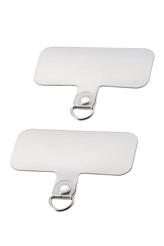 エレコム スマホ ストラップホルダー スマホショルダー スマホストラップ 1口タイプ/2口タイプ 1枚入り クリア