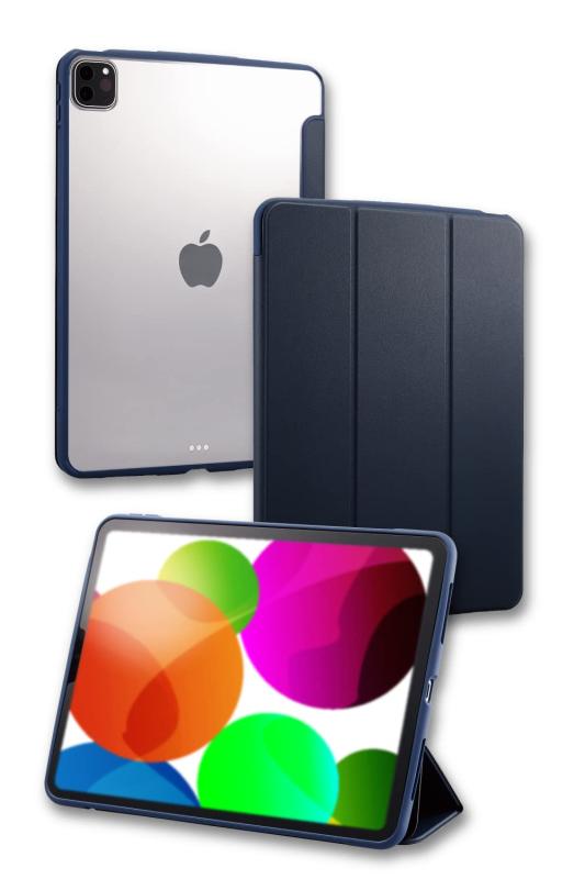 エレコム iPad Pro 11 第4世代 （2022年） ケース カバー ハイブリッドケース フラップ付き TOUGH SLIM LITE