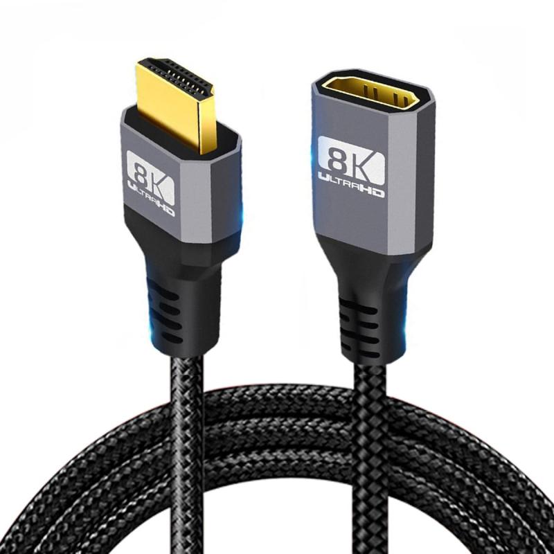 CY 8 KケーブルHDMI 2.1 UHD 8 K延長ケーブルオス対メス超高精細8 K 60 hz 4 K 120 hzケーブル48 Gbsオーディオ付き3 D HDMI線 vision-stores-10119404 ビジョンストア サンプル画像2