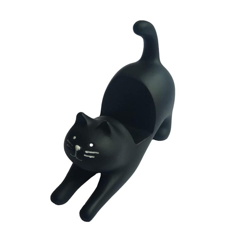 TARATI スマホスタンド かわいいメガネスタンド猫 スマホ スタンド卓上 ホルダー 携帯電話用 携帯電話..