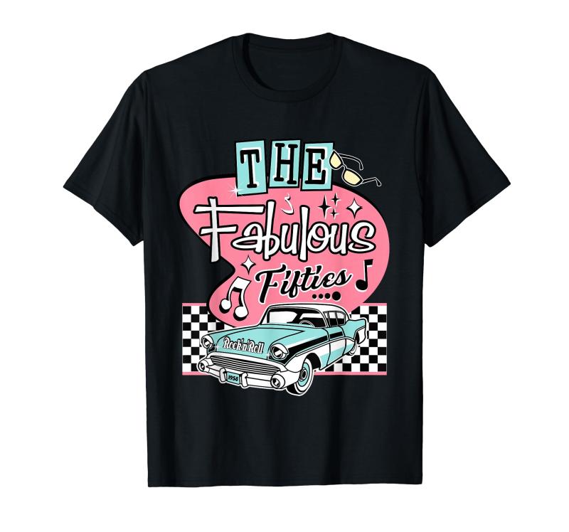Rakuten - 50年代ロカビリーヴィンテージ 1950年代服 レディース メンズ ソックス ホップ Tシャツ