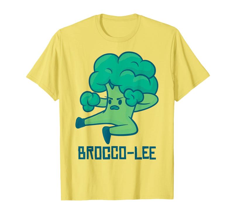 Rakuten - Broccoli-Lee - ベジタリアンのための面白いブロッコリーのデザイン Tシャツ