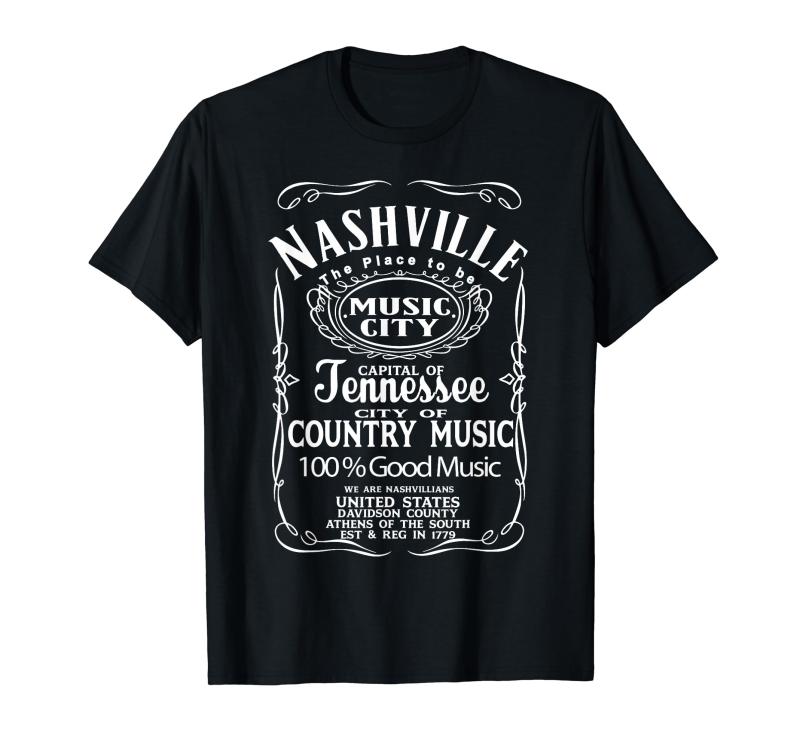 テネシー州ナッシュビルグッドカントリーウエスタンミュージックシティの衣装 Tシャツ