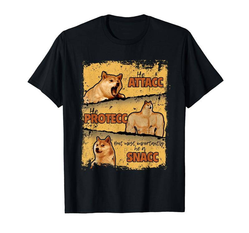 Rakuten - Doge vs. Cheems Memes 柴犬 Tシャツ