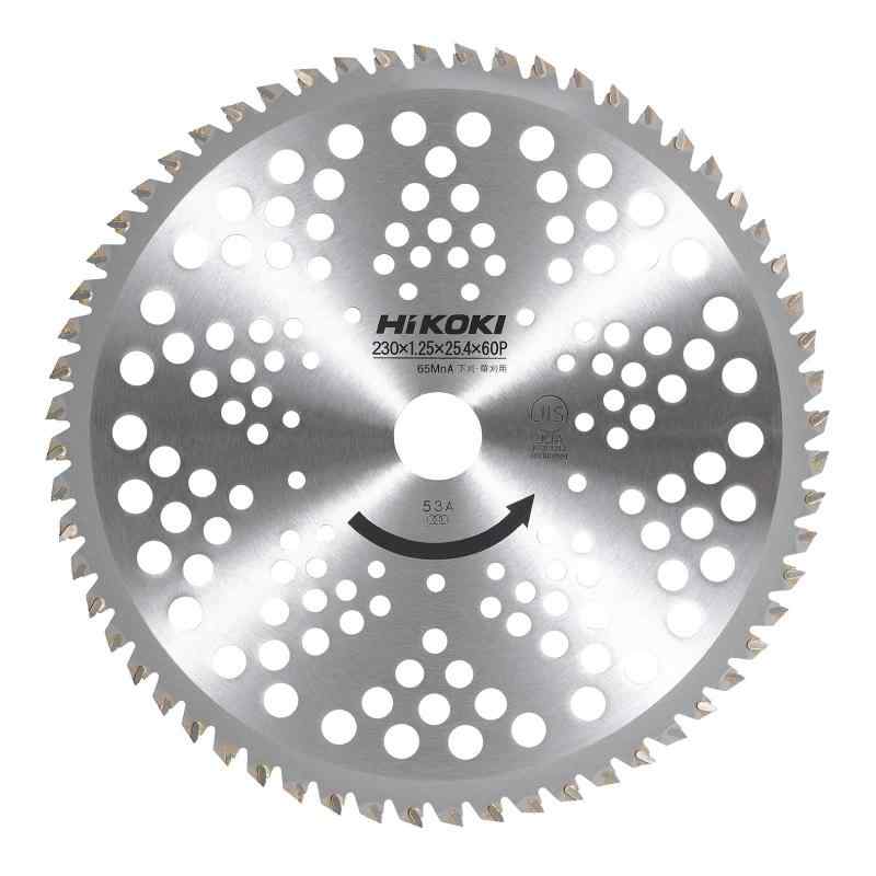 乐天商城 - HiKOKI(ハイコーキ) 旧日立工機 エンジン刈払機用チップソー 径230mm 穴径25.4mm