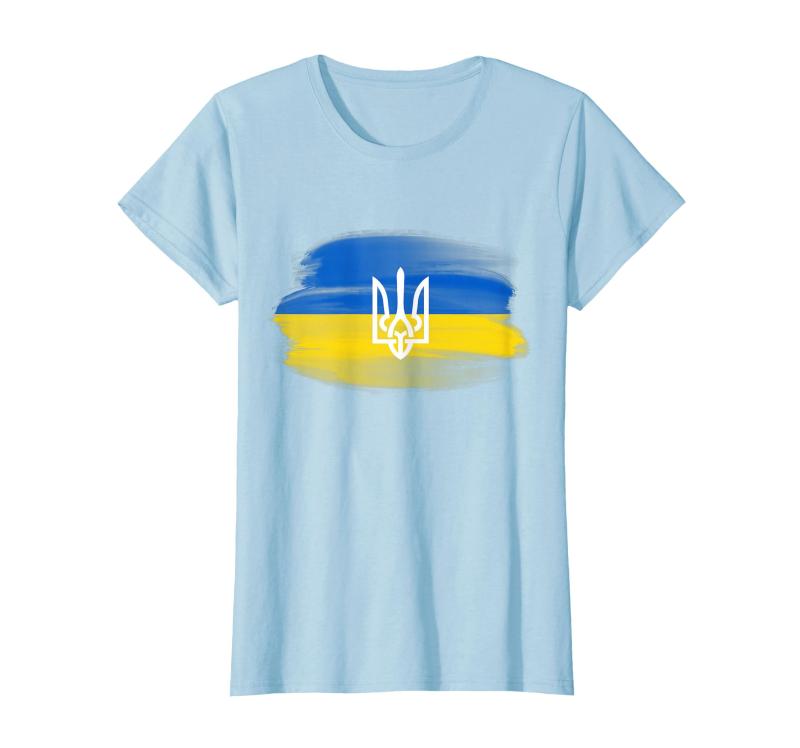 乐天商城 - ウクライナ国旗、トリズブ、誇り高きウクライナ人、ウクライナの支援 Tシャツ