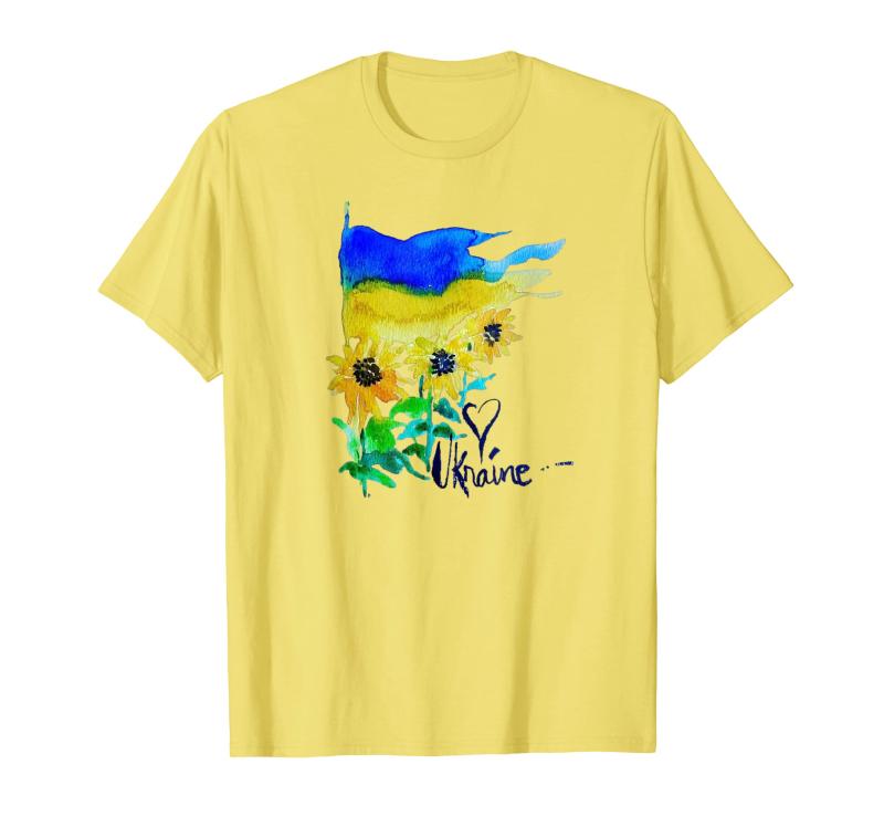 ウクライナ国旗 ひまわりの愛 - ウクライナの強い服 Tシャツ