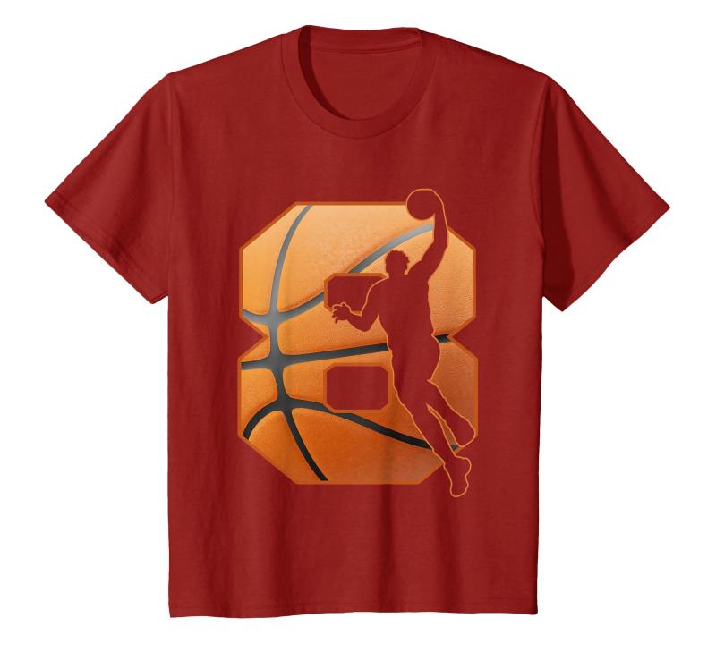 8歳児バスケットボール選手 8歳の誕生日パーティー 男の子 Tシャツバスケットボールがテーマの誕生日パーティーウェア。バスケットボールファンのための8歳になる8歳の男の子へのバスケットボールの誕生日男の子のギフト。 バスケットボール誕生日シャツ 男の子用 誕生日バスケットボール誕生日パーティー。 大人用長袖とベスト。8歳の男の子用誕生日シャツ。バスケットボールの誕生日やバスケットボールファンに。 誕生日マッチングバスケットボール誕生日デコレーション招待状、パーティー用品、男の子8歳の誕生日ボーラーパーティー。 誕生日バスケットボールキッズ。 年中ブランドをチェックしてください。