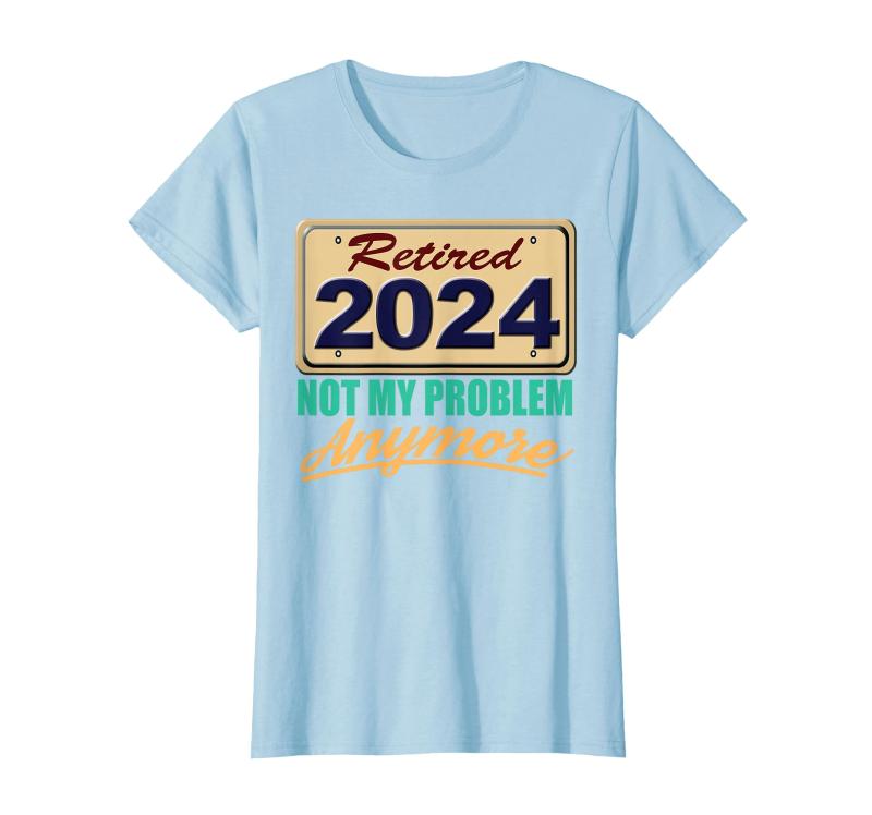 乐天商城 - 2024年引退 2024年男性女性向け退職者おもしろい退職 Tシャツ