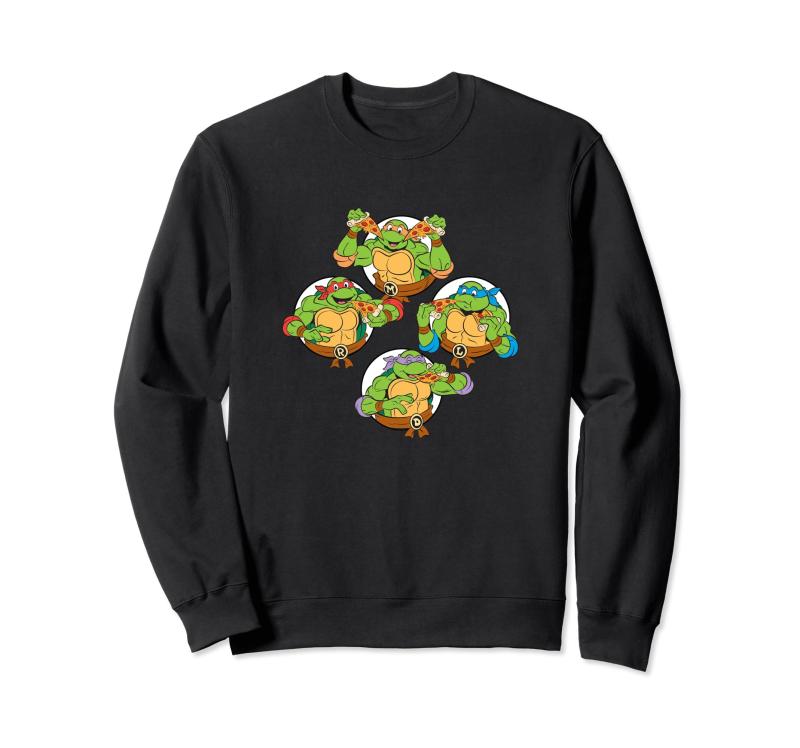 Teenage Mutant Ninja Turtles Pizza Party Group Portraits トレーナー