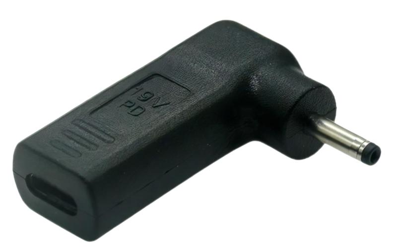 CNCTWO(コネクトツー) 65W 高出力 20V PD充電 変換アダプタ エミュレータ 各サイズ有りノートパソコン タブレット コンパクトType-C(メス)→DC(オス)