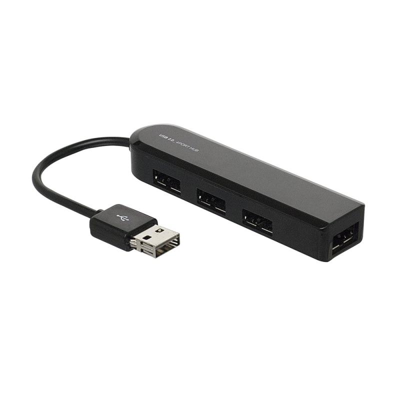 Digio2 USB2.0ハブ 4ポート 両面挿し