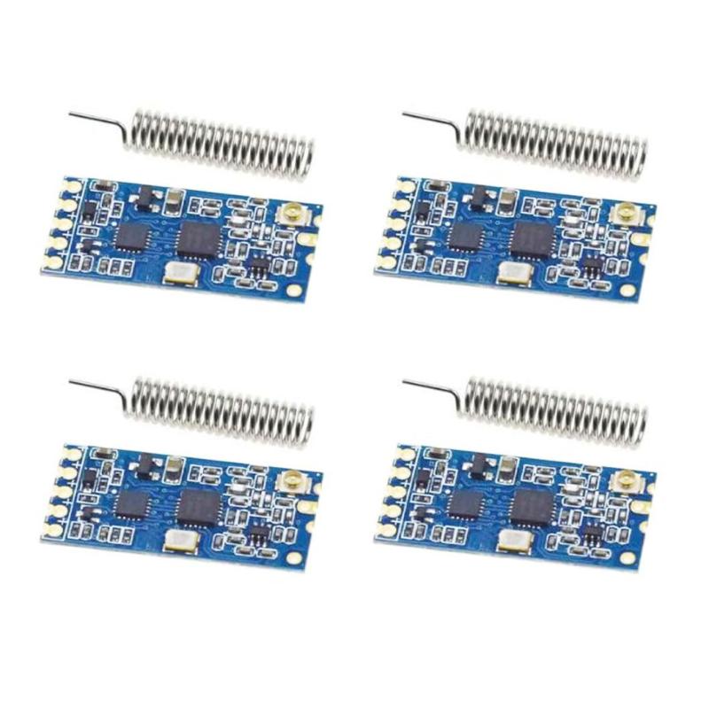 Rakuten - 4Pcs HC-12 SI4438 SI4463 Serial Port Module