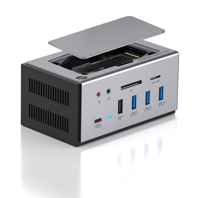 TUNEWEAR ALMIGHTY DOCK CX2 18-in-1 USB-Cハブ 最大3画面増設 SSDの取付可能なエンクロージャ搭載