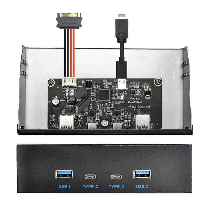 NFHK 10Gbps USB 3.1 Type-A & Type-C ハブ 4