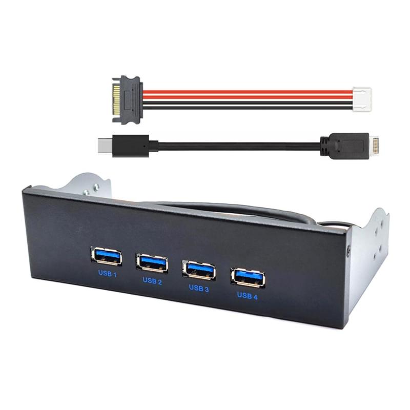 CY 10Gbps USB 3.1 Type-A & Type-C ハブ 4�