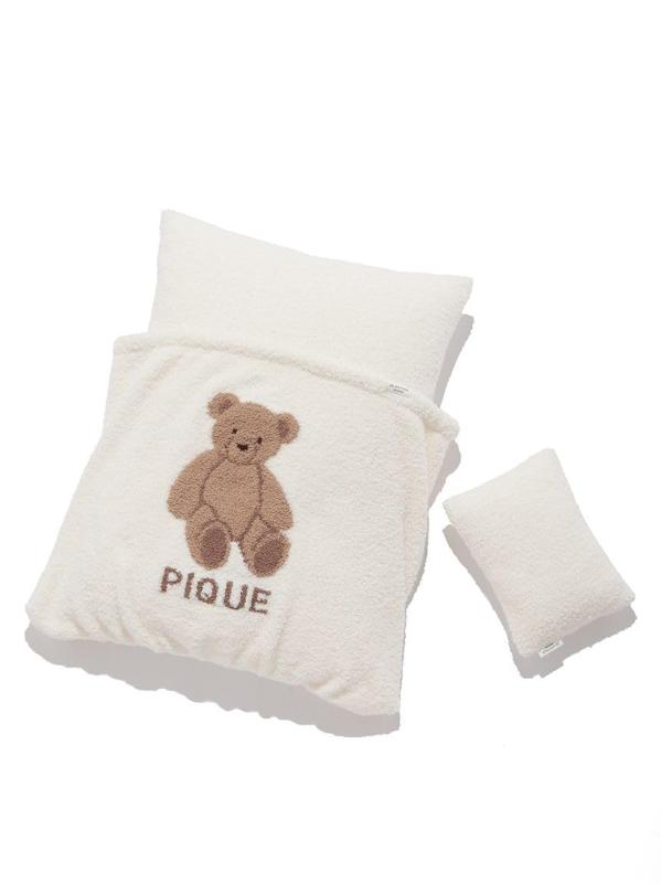 [ジェラートピケ キャットアンドドッグ] CAT&DOGベビモコハイネックボーダープルオーバー PAGG235719 OWHT