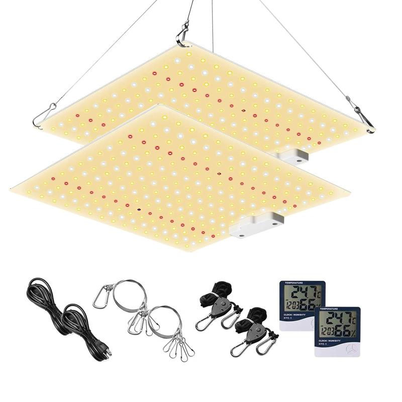 Aokson 植物育成ライト LED光合成ライト 600W LM281B+ ライトチップ フルスペクトル 光補足 日照不足解消 超薄型 観葉植物 室内栽培照明用 植物成長促進 農業・園芸用 淡水水槽アクアリウムライ