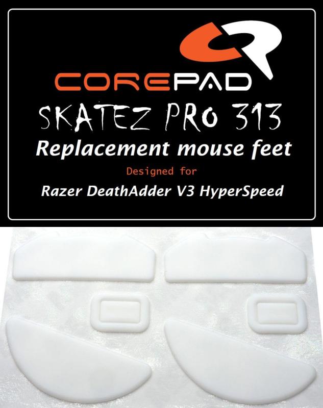 Corepad Skatez PRO Razer DeathAdder V3 HyperSpeed Wireless用マウスソール 2set PTFE100%【】