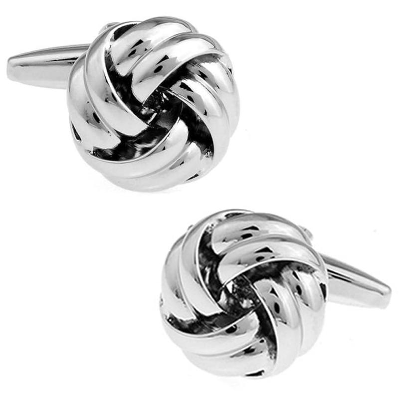 乐天商城 - カフス専門店 CUFF シルバー ノット カフス カフスボタン n00232