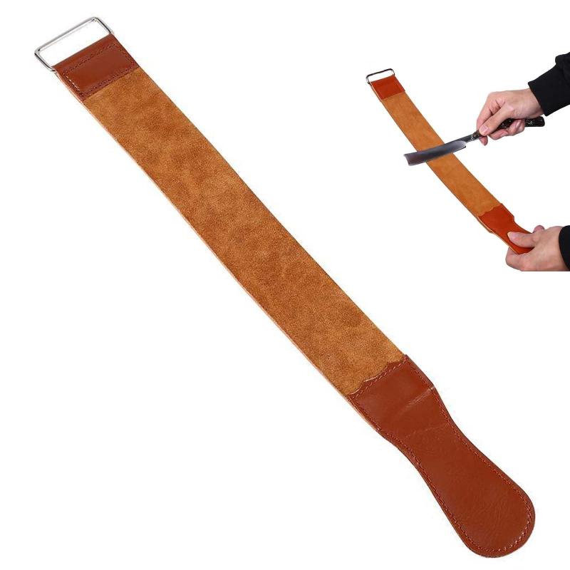革砥 【37*6cm】カミソリ研ぎ器 革砥ベルト 研ぎ石 セット 男性のシェービングツールのシャープに適したアクセサリー、良好な耐久性、多機能、研ぐ