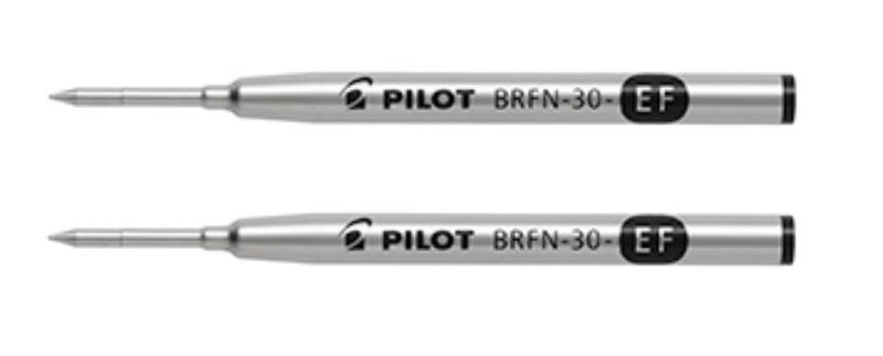 乐天商城 - パイロット 油性ボールペン替芯 極細 0.5mm 黒 BRFN-30EF-B 2本組み