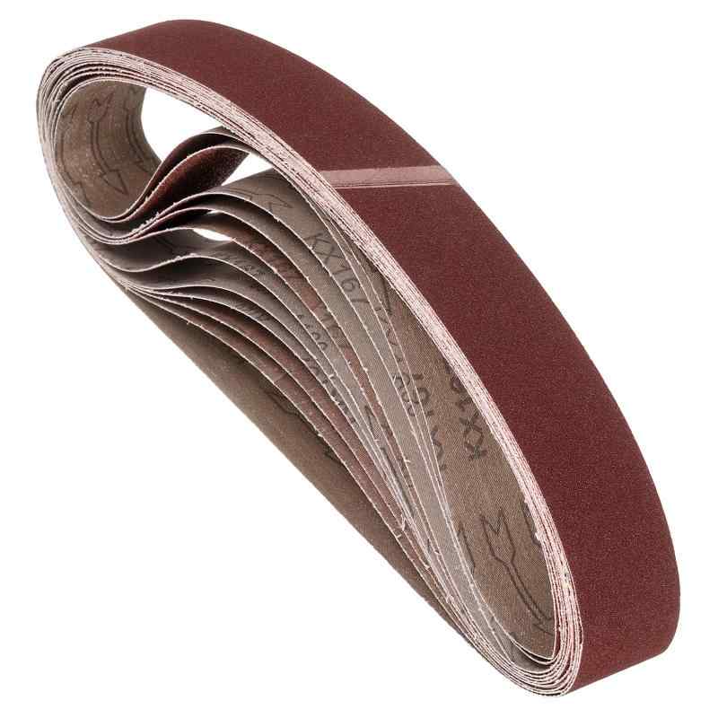 Rakuten - Kozelo 12本 ベルトサンダー 替えベルト 25mm x 1118mm 180粒度 酸化アルミニウム サンディングベルト 交換用 木材 金属研磨 木工DIY 鉄工用