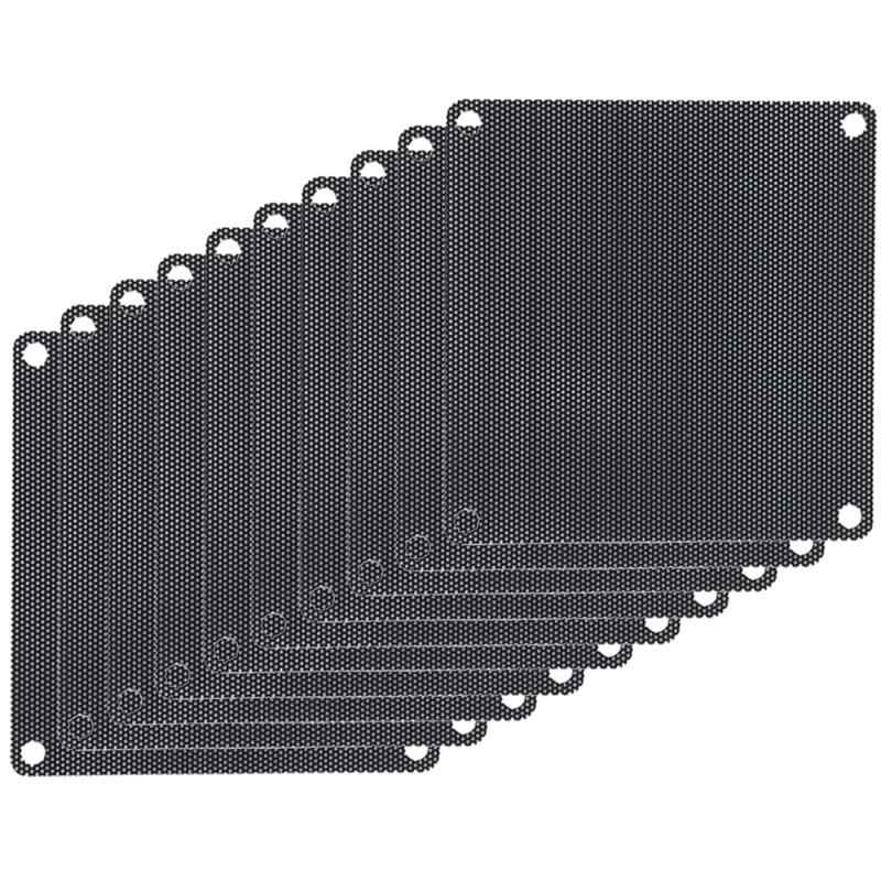 HITACHI - PC ケースファン 防塵 グリル 120mm 用 10枚入り PVC素材 交換用 グリル メッシュ ファン フィルター 防塵メッシュ パソコンケース用