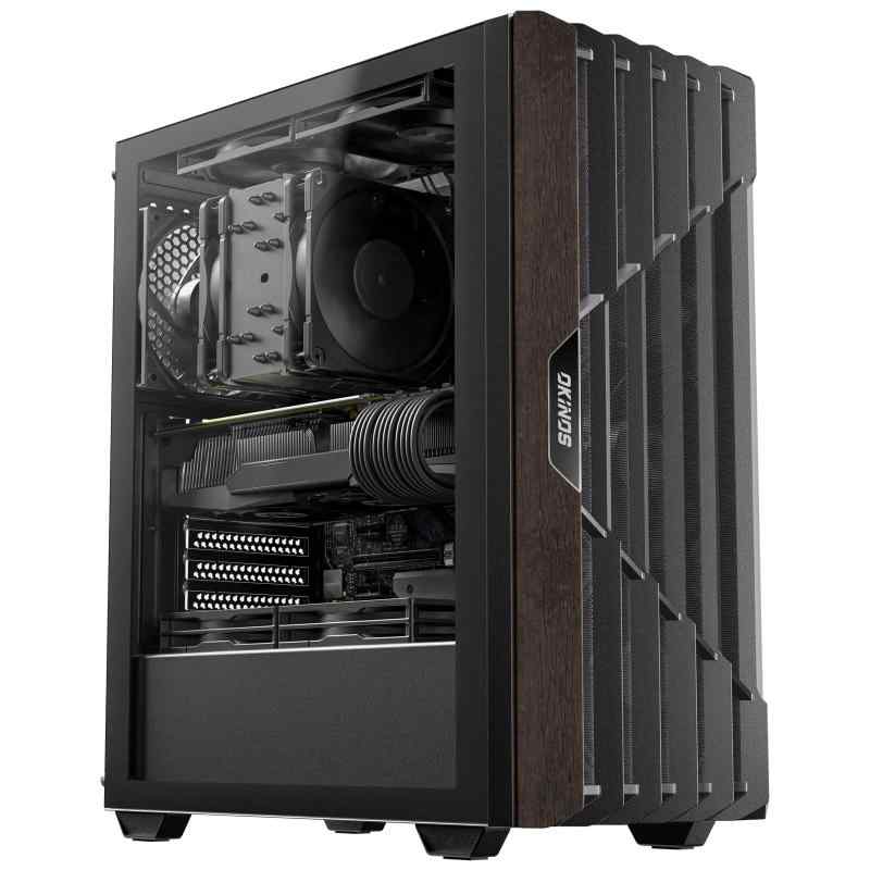 Okinos Cypress 5 AIR ATX対応ミドルタワーPCケース ブラック