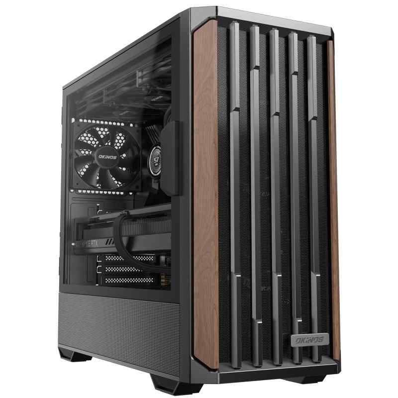 Okinos Cypress 7 ATX対応ミドルタワーPCケース ブラック