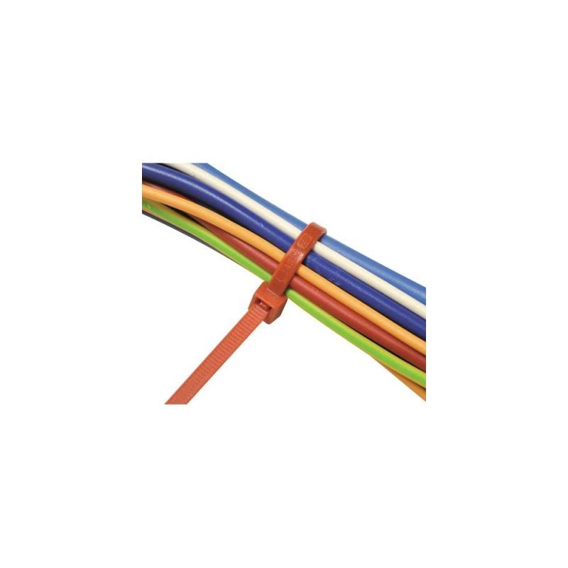 乐天商城 - SapiSelco セルフィット カラーケーブルタイ赤 4.5mm×280mm SEL.10.425R