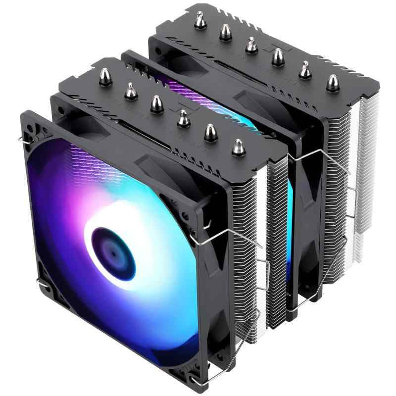 THERMALRIGHT Peerless Assassin 120 SE ARGB CPUエアクーラー、6本のホットパイプCPUクーラー、ダブル120 mm TL-C12C-S PWMファン、アルミニウム製ヒートシンクカバー、AGHP技術、AMD:AM