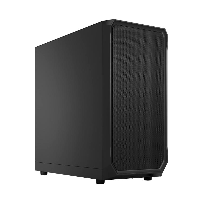WiNDy - Fractal Design Focus 2 Black Solid エアフロー重視 スチールパネル採用 ATX PCケース FD-C-FOC2A-07 CS8221
